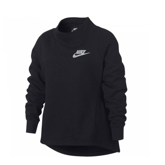 NIKE | Girls NSW Long Sleeve Fleece Crew - Picture 5 of 8